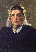 Chase, William Merritt Woman of Holland Spain oil painting artist